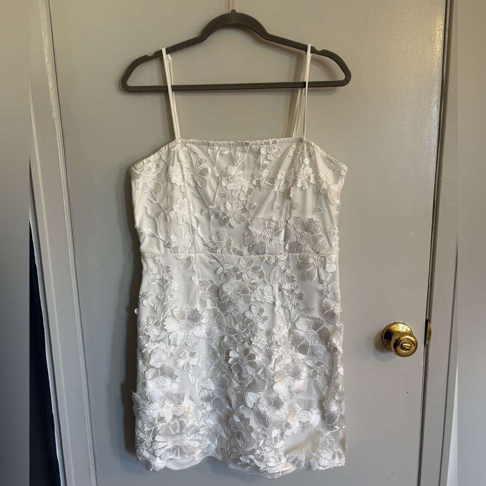 Lulus White Floral Dress